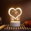 Presente Criativo Luz Noturna 3D para Atividades de Feriado Infantil, Luz Noturna Pequena USB de Natal com Logo Impresso em LED