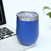 A Fábrica Especializa-se em Fornecer Copos para Ovos de Aço Inoxidável de 12oz com Tampas e Alças, Taças de Vinho Portáteis Criativas e Esteticamente Agradáveis de Dupla Camada 304