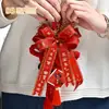 Cinta de Celebración de Boda de Yao Ming con Carácter de Bendición en Lámina de Oro Cinta Roja Decoración DIY para Pastel Caja de Regalo Cinta Roja de Año Nuevo