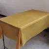Fornecedor da Fabricante Toalha de Mesa Descartável para Festa Tecido Plástico PE Mesa de Sobremesa de Aniversário Toalha de Mesa Cor Pura 137*183cm