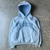 Sudadera con Cremallera Retro Americana Nueva 2024 con Letras Góticas y Estampado de Estrellas, Sudadera con Capucha para Hombres Modernos, Chaqueta Casual