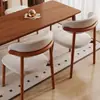 Mesa y sillas de comedor nórdicas, silla de respaldo de lujo ligero de restaurante informal de moda en internet, silla de comedor con forma de cuerno, silla simple moderna para el hogar y el hotel