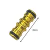 Conector de bico de liga de alumínio bidirecional, conector de reparo de alumínio de bico bidirecional, conector de bico de reparo de extensão de tubo de água de alumínio