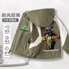 Nova jaqueta com capuz Delta Force infantil transfronteiriça, corta-vento estiloso com forro de fleece para crianças mais velhas