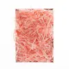 Relleno de caja de regalo de dulces de papel plisado de seda triturada color de fábrica embalaje de caja de regalo de frutas hierba de rafia al por mayor