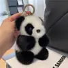 Chaveiro de Carro Pingente Boneca de Pelúcia Urso Gato Fofo Ornamento de Bolsa Presente de Aniversário Venda por Atacado Pele Sintética de Visom