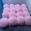 Atacado Em Estoque Pompons de Pelo de Coelho Sintético 3-9cm Pompons DIY Materiais Artesanais Acessórios para Bolsas, Coleiras, Pingentes e Acessórios de Vestuário