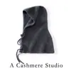 Venta al por mayor de fábrica 100% Cachemir Transfronterizo Otoño/Invierno Nuevo Gorro Bufanda Integrado Cuello Grueso Calentador de Cabeza Cubre Cabeza Gorra