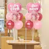 Baoshishi 520 Decoração de Cena para o Dia dos Namorados Balão Flutuante de Mesa Loja de Shopping Balcão Atmosfera Enfeites de Mesa Suporte