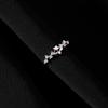 S925 Sterling Silver Factory anel atacado INS moda Open flash anel de diamante de alta qualidade de cinco pontas anel estrela