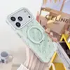 Funda mate para iPhone 18 Pro Max con puntos degradados, Funda magnética con soporte giratorio para Apple 17 Pro