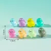 Nuevo producto transfronterizo: Figuritas de cachorros que brillan en la oscuridad, Accesorios decorativos DIY, Adornos de paisaje en miniatura para coches