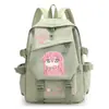 Mochila Anime Desenho Animado Bocchi the Rock, Pedra Solitária, para Meninas, Alunos do Ensino Fundamental e Médio, Bolsa de Ombro Duplo de Grande Capacidade