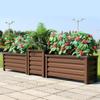 Envío Gratis Caja de Flores de Aleación de Aluminio Maceta para Balcón Exterior Maceta Rectangular para Plantar Canaleta para Flores Maceta para Plantas Verdes para Uso en Casa