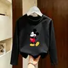 Camiseta de manga larga para niño 2026 nueva ropa de primavera y otoño para niños, camiseta básica de algodón puro para niño, top estiloso para niños mayores
