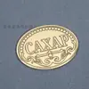 Señales Personalizadas de Aleación de Aluminio con Etiquetas para Perfumes de Alta Gama, Serigrafía de Alto Brillo, Grabado Láser y Placas de Nombre con Base Curva