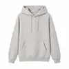 Sudadera de Algodón 320g, Nuevo Estilo Primavera y Otoño, Peso Pesado, Versátil, Corte Holgado, Marca de Moda, Sudadera para Hombre de Color Sólido