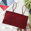 Top de tubo con una sola tira de verano, ropa interior de seda helada sin costuras con espalda descubierta, chaleco interior antiexposición para mujer