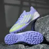 Novos sapatos de futebol femininos para adultos com travas longas AG, chuteiras TF para estudantes para competição, sapatos de treino para gramado, estilo pai e filho, atacado, respirável