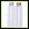 Botella Plana Transparente de Hombro con Tapa de Aluminio de 100ml Botella Pequeña para Medicina de Pesca Botella de Loción Botella de Champú Botella de Rocío Puro de 100ml