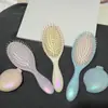 Peine de Tablero Grande Color Perla de Sirena Bolsa de Aire Electrochapado Cojín de Aire Peine Masajeador para el Hogar Estudiante Peine con Agujeros de Aire