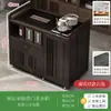 Mesa de té móvil, mesa de té pequeña, gabinete de té para el hogar con ruedas, carrito de té, mesa de té Kung Fu, tetera, juego de bandeja para juego de té integrado