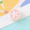 Cuentas perforadas con aceite de gota de pintura de aleación, flor de molino de viento, bricolaje, cadena para teléfono móvil, llavero, collar, accesorios de joyería