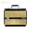 Caja de Herramientas Multicapa, Caja Portátil de Aleación de Aluminio de Doble Apertura de Gama Alta para Maquillaje, Arte de Uñas, Bordado, Belleza y Salón de Peluquería Caja de Almacenamiento de Viaje
