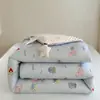 Colcha Doudou feita de fibra de soja, colcha de inverno para pessoa solteira, crianças, estudantes, dormitório, colcha de ar condicionado, colcha fresca de verão, adequada para primavera e outono, lavável à máquina