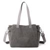 Bolso Casual de Moda para Mujer Bolso de Lona de Color Contrastante Bolso de Gran Capacidad para Mujer 2024 Nuevo Bolso de Tela Patchwork Bolso de Mano para Estudiantes