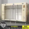 Armario Sencillo para Dormitorio del Hogar, Armario de Tela para Apartamentos de Alquiler, Gabinete de Almacenamiento Pequeño Resistente y Duradero, Closet de Tela