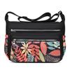 Bolsa de Ombro para Mulheres de Meia-Idade Bolsa de Mãe Moda Estampada Casual Grande Capacidade Nylon Transfronteiriça Mais Vendida Bolsa Transversal para Mulheres