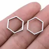 15x 15mm 0.5g prata antiga liga DIY acessórios de joalheria animal voador pingente hexagonal de favo de mel
