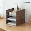 Caixa Organizadora de Mesa Empilhável para Documentos, Livros, Material de Escritório, Rack Organizador de Mesa para Estação de Trabalho