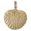 Festival del Bote del Dragón lindo abanico de espadaña antiguo amor de verano mini abanico de espadaña abanico pequeño material DIY decoración de ramo floral