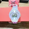 Reloj Labubu Transfronterizo Juguete Luminoso Muñeca Bubble Mart Máquina de Garra Set de Fabricante Regalo Juguete