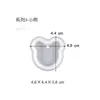 Molde de Resina de Cristal para Colgante Único Etiqueta en Forma de Corazón de Alto Brillo Molde Redondo para Colgante de Suéter