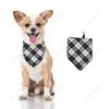 Toalha antiderrapante para animais de estimação, lenço triangular para cachorro, chapéu decorativo, cachecol xadrez para animais de estimação, cachecol criativo de algodão