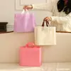 Bolsa de compras para roupas shopping center sacola de presente de compras loja de roupas moda bolsa de compras de plástico sacola de compras logo estampado
