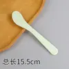 Bastão de Máscara Facial Plástico Bastão Misturador de Máscara de Beleza Raspador Bastão de Aplicação Bastão de Máscara Corporal Bastão de Creme para Olhos Colher Crescente Atacado