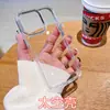Adecuado para Apple 18Pro/15Pm Cáscara Espacial de Alta Transparencia iPhone 17Promax Borde Transparente Ranura Anticaída Carcasa Dura