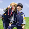 Roupas de jardim para creche Primavera e Outono 2023 novo uniforme escolar primário estilo britânico uniforme de classe infantil uniforme de beisebol de quatro peças