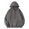 Sudadera de Algodón Puro de Invierno con Logo Personalizado Ropa de Trabajo Sudadera con Capucha y Forro Polar Pulóver Cuello Redondo Camisa para Reunión Anual Uniforme de Clase