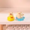 Gato Siamês Desenho Animado Fofo Ornamento de Cura para Mesa de Escritório Mini Figura Fofa Criativa Presente de Feriado