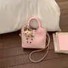 Bolso Elegante Estilo Coreano Bolso Cubo para Mujer 2026 Nuevo Nicho Bolso de Hombro Cruzado de Gama Alta Bolso de Moda para Viajes
