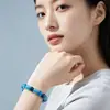 Zhou Lianfa Atacado Taobao Joias de Pedra Azul, Contas Budistas, Pulseiras de Cristal, Ágata, Pedra Olho de Tigre, Pulseiras de Cristal Rosa, Presentes