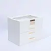 Nuevo cajón de hardware de alta gama caja de joyería de cuero PU fabricantes de Jinhua caja de joyería con ventana de 4 capas espejo de tocador incorporado