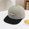 Europa y Estados Unidos sombrero plano letra HOLA gorra de béisbol para niños nuevo sombrero hip-hop hip-hop sombrero de sol de verano comercio exterior