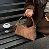Bolso Casual Retro de Hombro Único Bolso de Hombro Único de Gamuza Debajo del Brazo Gran Capacidad para Viajes Diarios Transfronterizo Más Vendido Bolso Cruzado para Mujer
