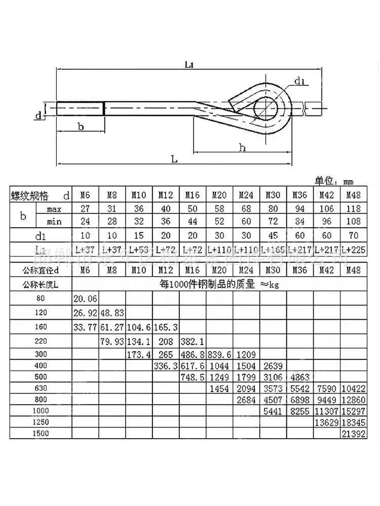 不锈钢地脚螺栓